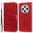 Mobigear Flowers Xiaomi Redmi 14C Hoesje Bookcase Portemonnee - Rood