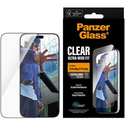 PanzerGlass Ultra Wide Fit iPhone 18 Pro Max Glazen Screenprotector - Case Friendly + Installatie Frame