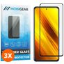 Mobigear Premium POCO X3 Glazen Screenprotector - Case Friendly - Zwart (3-Pack)