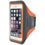 Mobiparts Comfort Fit Telefoonhouder Hardlopen iPhone SE (2020) Sport Hoesje Neopreen Sportarmband - Neon Orange