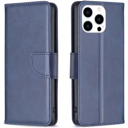Mobigear Excellent iPhone 16 Pro Hoesje Bookcase Portemonnee - Blauw