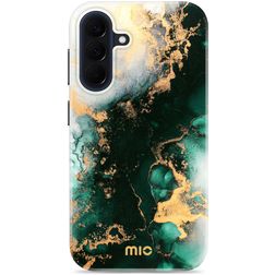 MIO Samsung Galaxy A57 MagSafe Hoesje Hardcase Backcover - Green Marble