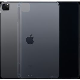 Mobigear Basics Pencil Dunne iPad Pro 12.9 Inch (2020) Hoes Flexibel TPU Backcover - Transparant