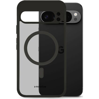 Mobilize Hybrid Google Pixel 9 Pro XL MagSafe Hoesje Hardcase Backcover Shockproof - Zwart