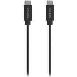 Mobilize USB-C naar USB-C Kabel 1 m - Zwart