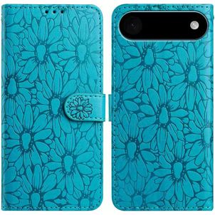 Mobigear Flowers iPhone Air Hoesje Bookcase Portemonnee - Blauw
