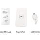 Mobigear Plateau Draadloze lader Qi Wireless 5W 1A - Wit