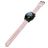 Mobigear Bumpy Siliconen Smartwatch Bandje Gespsluiting - Universeel 22 mm connector - Roze