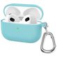 Mobigear Classic Apple AirPods 3 Hoesje Flexibel Siliconen - Emerald Green