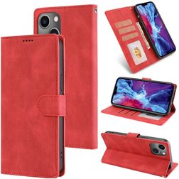 Mobigear Wallet iPhone 14 Hoesje Bookcase Portemonnee - Rood
