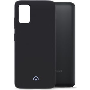 Mobilize Rubber Gelly Samsung Galaxy A03s Hoesje Flexibel TPU Backcover - Matt Black