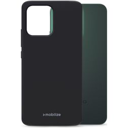 Mobilize Rubber Gelly OPPO Reno 14F Hoesje Flexibel TPU Backcover - Zwart