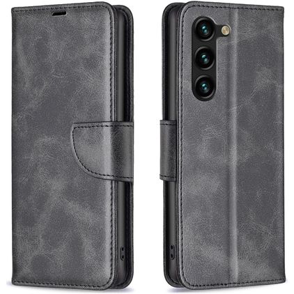 Mobigear Excellent Samsung Galaxy S25 Plus Hoesje Bookcase Portemonnee - Zwart