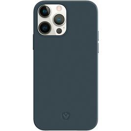 Valenta Snap Luxe iPhone 13 Pro Max Hoesje Echt Leer Backcover - Blauw