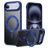 Mobigear Frosted Mag iPhone Air MagSafe Hoesje Hardcase Backcover met Standaard - Blauw
