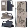 Mobigear Butterfly Samsung Galaxy S21 Hoesje Bookcase Portemonnee - Grijs