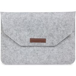 Mobigear Envelope Vilt Laptop Sleeve (max 25 cm x 37 cm) Laptop hoes - Grijs