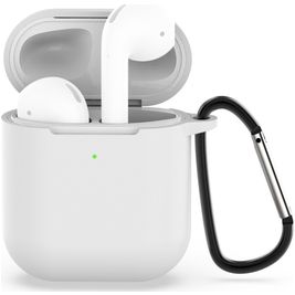 Mobigear Classic Apple AirPods 1 Hoesje Flexibel Siliconen - Wit Mobigear Classic Apple AirPods 1 Hoesje Flexibel Siliconen - Wit