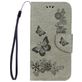 Mobigear Butterfly Samsung Galaxy S8 Hoesje Bookcase Portemonnee - Grijs