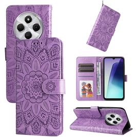 Mobigear Sunflower Xiaomi Redmi 14C Hoesje Bookcase Portemonnee - Paars