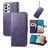 Mobigear Clover Samsung Galaxy A73 Hoesje Bookcase Portemonnee - Paars