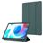 Mobigear Tri-Fold Gel Samsung Galaxy Tab A9 Plus (2023) Hoes TPU,Kunstleer Bookcase + Stylus Houder - Groen