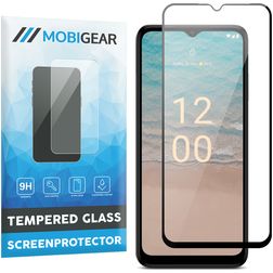 Mobigear Premium Nokia G22 Glazen Screenprotector - Case Friendly - Zwart