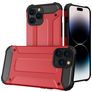 Mobigear Outdoor iPhone 15 Pro Hoesje Hardcase Backcover Shockproof - Rood