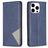Mobigear Rhombus Slim iPhone 16 Pro Max Hoesje Bookcase - Blauw