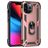 Mobigear Armor Ring iPhone 13 Pro Hoesje Hardcase Backcover Shockproof met Ringhouder - Roségoud