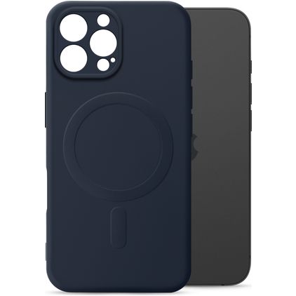 My Style Protective Flex iPhone 16 Pro Max MagSafe Hoesje Flexibel TPU Backcover - Marineblauw