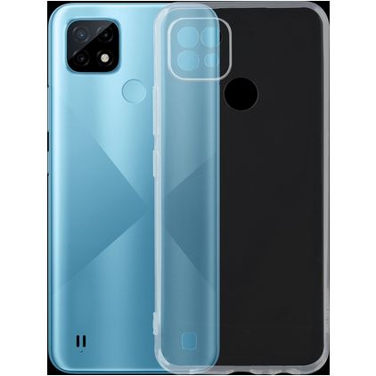 Mobigear Ultra Thin Doorzichtig Realme C21 Hoesje Flexibel TPU Extra Dun Backcover - Transparant