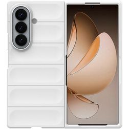 Mobigear Bumpy Samsung Galaxy Z Fold 8 Ultra Hoesje Flexibel TPU Backcover - Wit