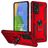 Mobigear Armor Ring Samsung Galaxy A73 Hoesje Hardcase Backcover Shockproof met Ringhouder - Rood