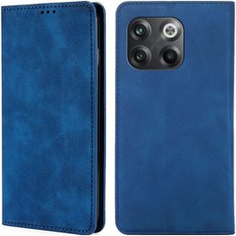 Mobigear Retro Slim OnePlus 10T Hoesje Bookcase Portemonnee - Blauw