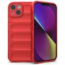 Mobigear Bumpy iPhone 14 Hoesje Flexibel TPU Backcover - Rood