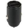 Mobiparts Car Charger Dual USB / USB-C Autolader USB-C 30W - Zwart