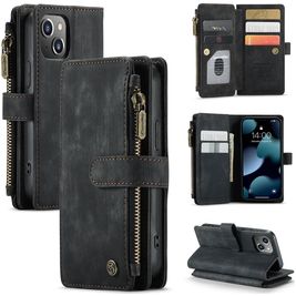 Caseme C30 iPhone 13 Mini Hoesje Bookcase Portemonnee - Zwart