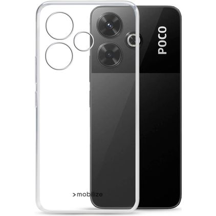Mobilize Gelly Doorzichtig POCO M6 Hoesje Flexibel TPU Backcover - Transparant
