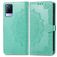 Mobigear Mandala Vivo V21 Hoesje Bookcase Portemonnee - Groen
