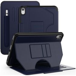 Mobigear Magnetic Folio iPad 11 (2025) Hoes Bookcase + Stylus Houder - Marineblauw