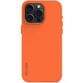 Decoded iPhone 15 Pro Max Siliconen Hoesje Backcover - Apricot Crush