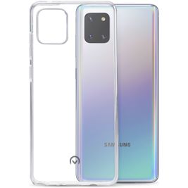 Mobilize Gelly Doorzichtig Samsung Galaxy Note 10 Lite Hoesje Flexibel TPU Backcover - Transparant