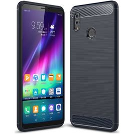 Mobigear Brushed Slim HONOR Note 10 Hoesje Flexibel TPU Backcover - Marineblauw Mobigear Brushed Slim HONOR Note 10 Hoesje Flexibel TPU Backcover - Marineblauw