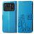 Mobigear Clover Xiaomi Mi 11 Ultra Hoesje Bookcase Portemonnee - Blauw