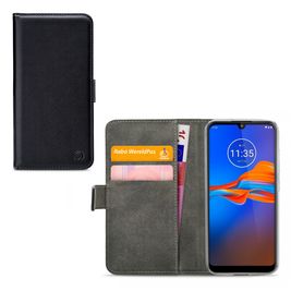 Mobilize Classic Gelly Wallet Motorola Moto E6 Plus Hoesje Bookcase Portemonnee - Zwart