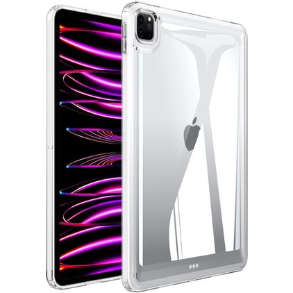 Mobigear Crystal iPad Pro 11 Inch (2020) Hardcase Backcover - Transparant / Wit