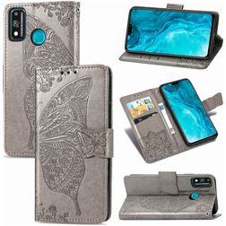 Mobigear Butterfly HONOR 9X Lite Hoesje Bookcase Portemonnee - Grijs