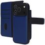 Mobiparts iPhone 17 Pro Hoesje Echt Leer Uitneembare 2in1 Bookcase Portemonnee - Blauw