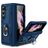Mobigear Armor Ring Samsung Galaxy Z Fold 5 Hoesje Hardcase Backcover Shockproof met Ringhouder - Blauw
